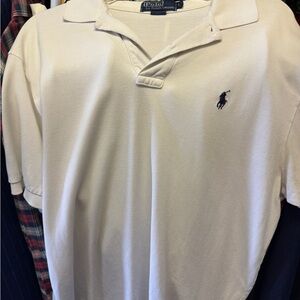 Ralph Lauren Men's Polo Shirt in Cream